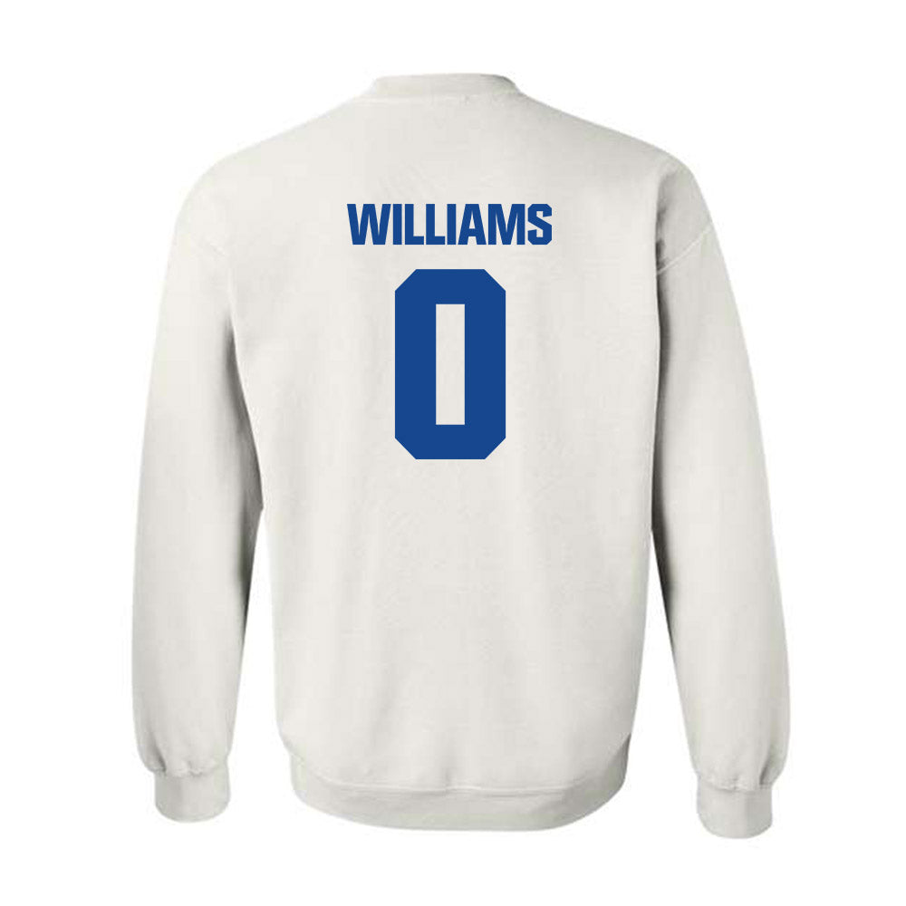 Hampton - NCAA Men's Basketball : Kody Williams - Classic Shersey Crewneck Sweatshirt-1