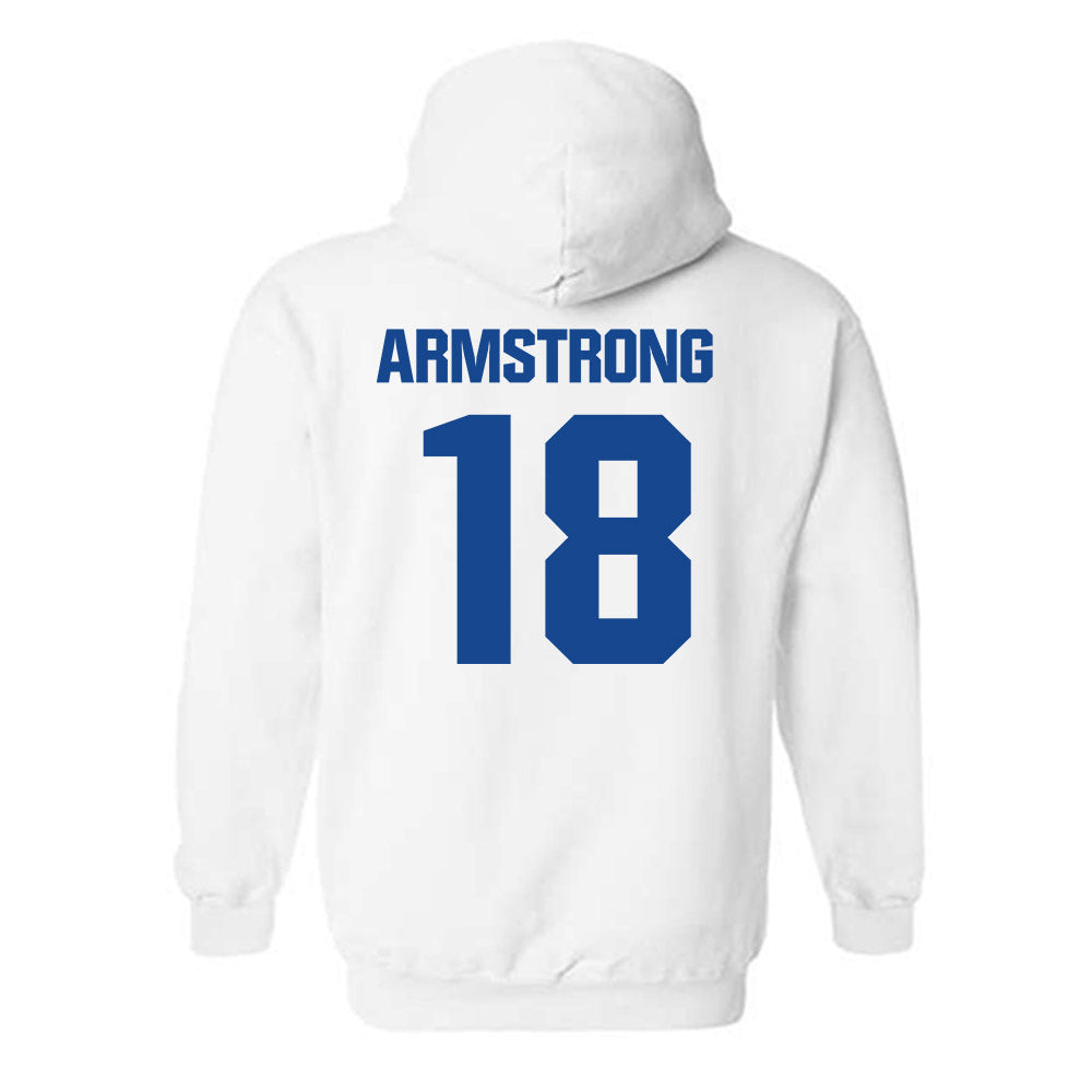 Hampton - NCAA Football : Antonio Armstrong - Classic Shersey Hooded Sweatshirt-1