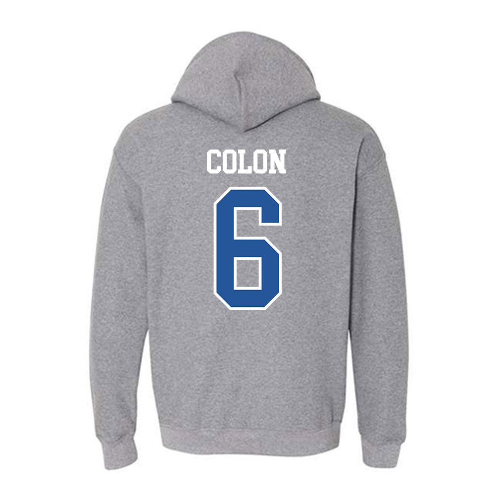 Hampton - NCAA Football : Noah Colon - Classic Shersey Hooded Sweatshirt-1