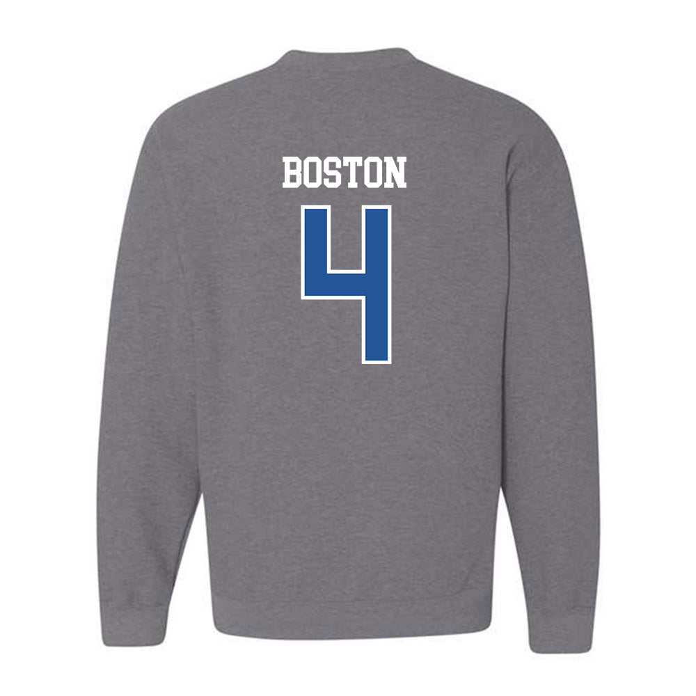 Hampton - NCAA Women's Basketball : Arlisha Boston - Classic Shersey Crewneck Sweatshirt-1