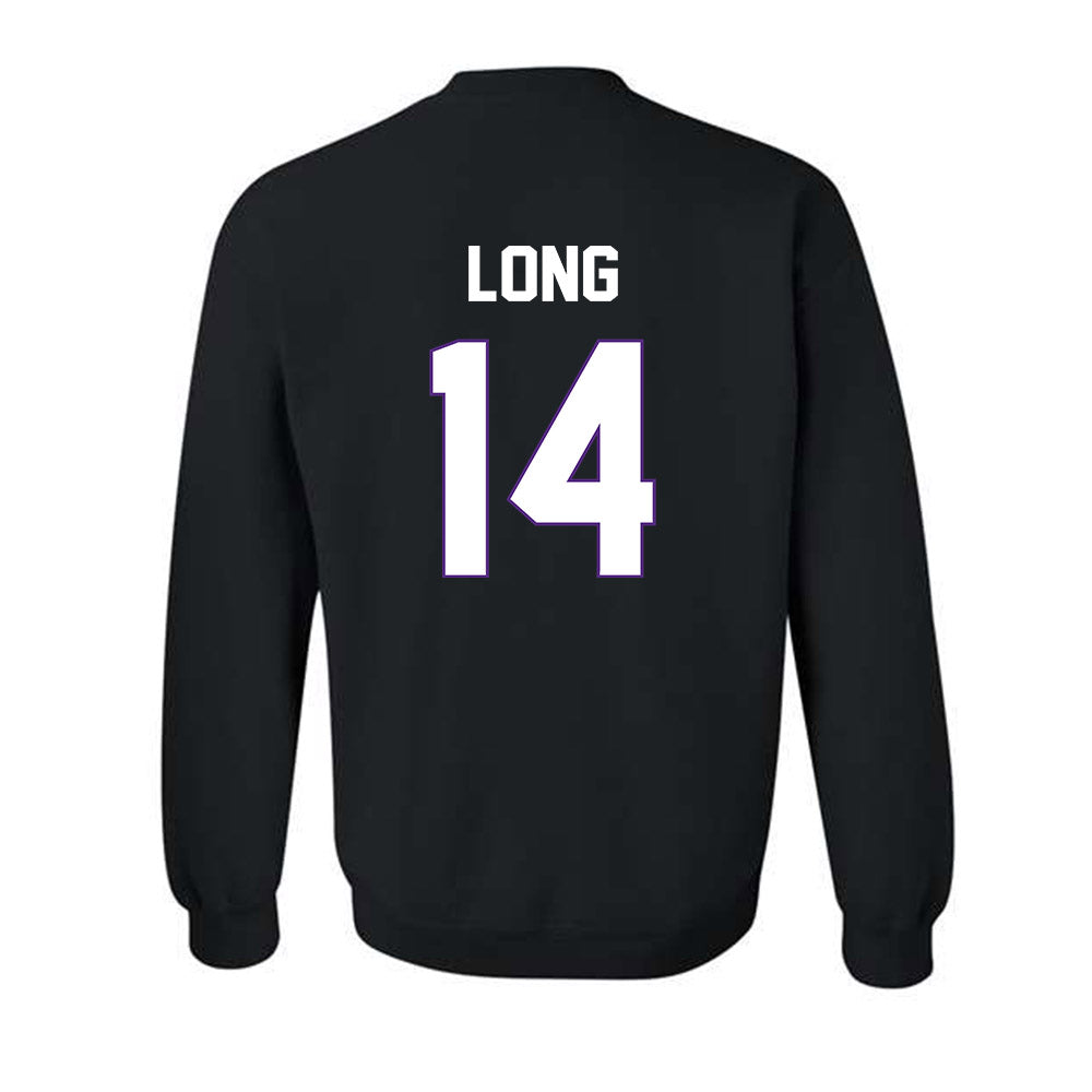 TCU - NCAA Beach Volleyball : Anna Long - NCAA® National Champions Crewneck Sweatshirt-1