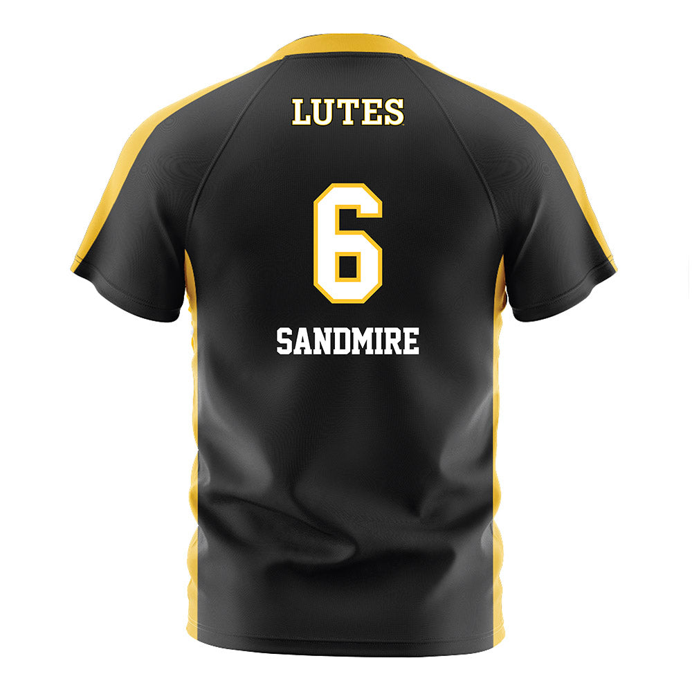 PLU - NCAA Women's Soccer : Morgan Sandmire - Black Soccer Jersey-1