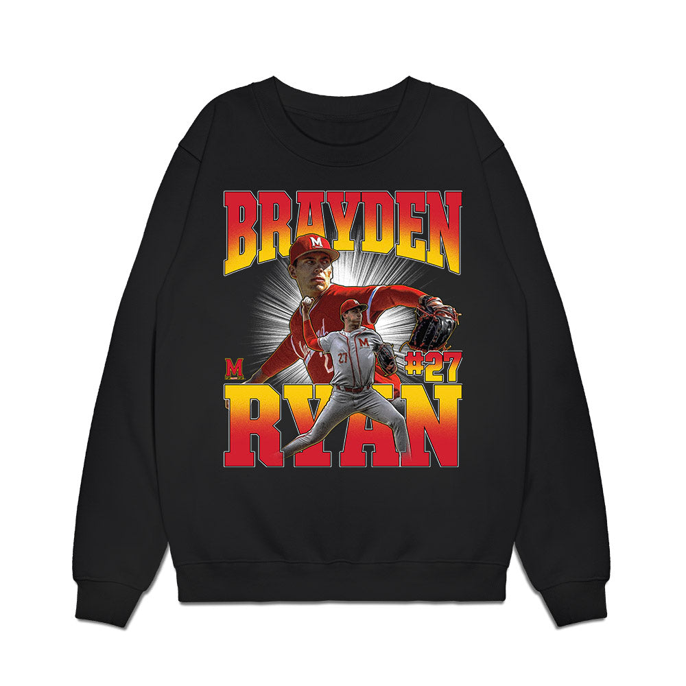 Maryland - NCAA Baseball : Brayden Martin - Collage Premium Crewneck Sweatshirt-0