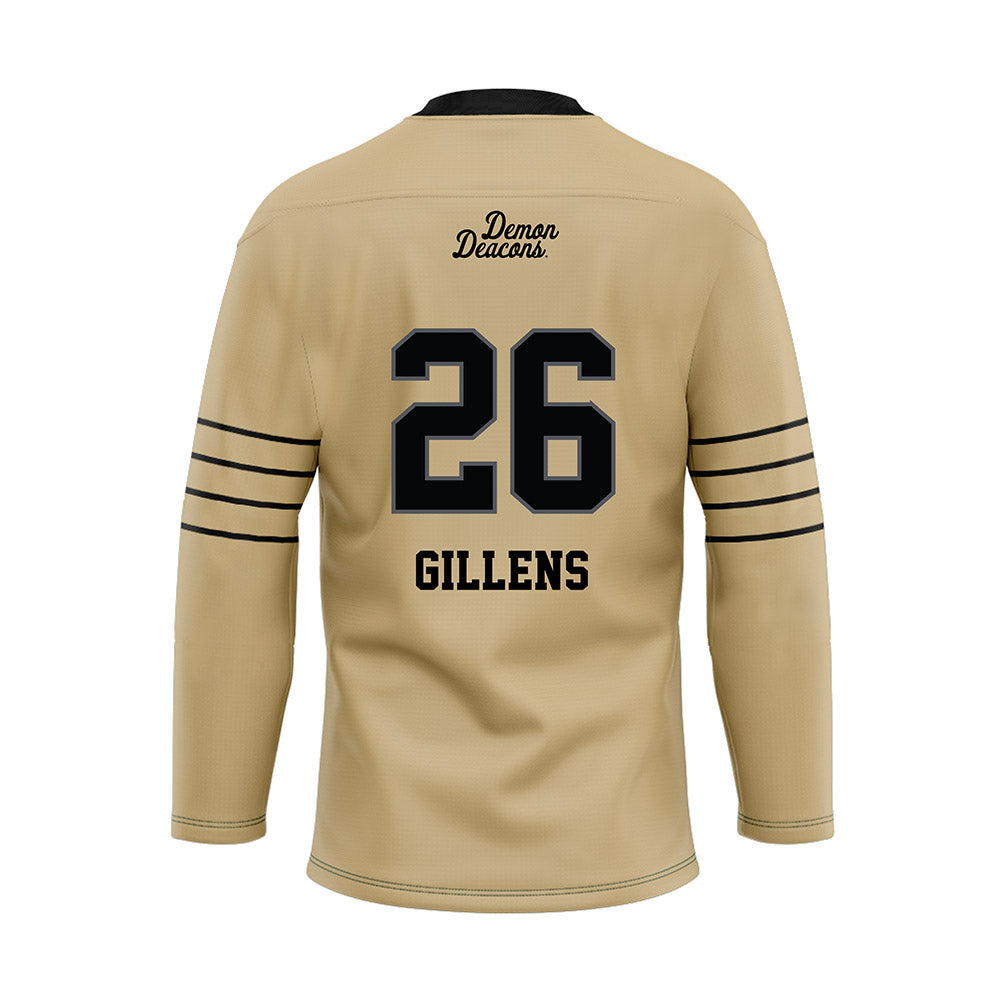 Wake Forest - NCAA Football : Fredrick Gillens - Hockey Jersey-1