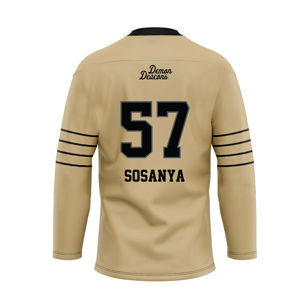 Wake Forest - NCAA Football : Joshua Sosanya - Hockey Jersey-1
