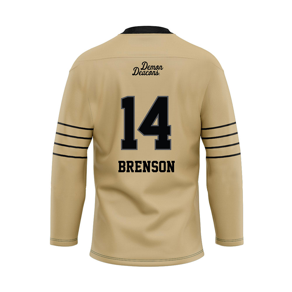 Wake Forest - NCAA Football : Chevalier Brenson - Hockey Jersey-1