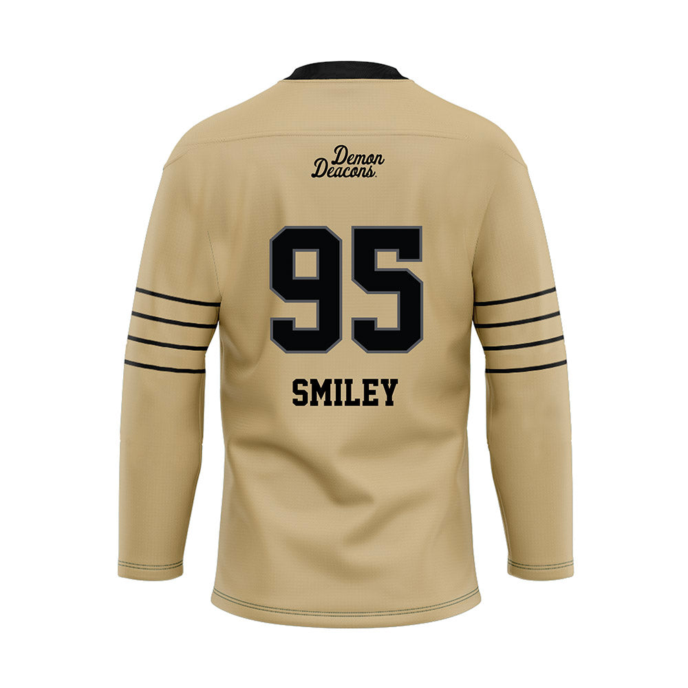 Wake Forest - NCAA Football : Brandon Smiley - Hockey Jersey-1