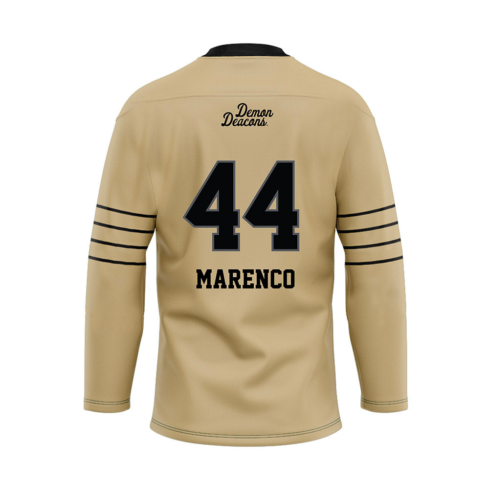 Wake Forest - NCAA Football : Alec Marenco - Hockey Jersey-1