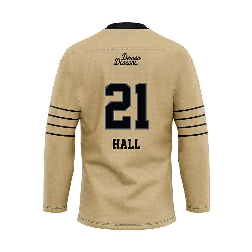 Wake Forest - NCAA Football : Aiden Hall - Hockey Jersey-1