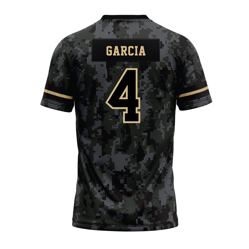 Wake Forest - NCAA Football : Sascha Garcia - Camo Premium Football Jersey-1