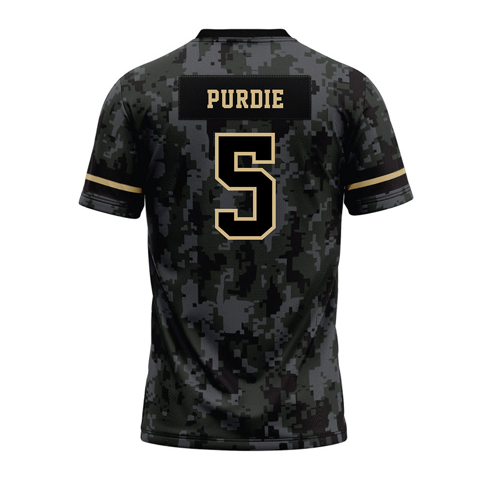 Wake Forest - NCAA Football : Deshawn Purdie - Camo Premium Football Jersey-1