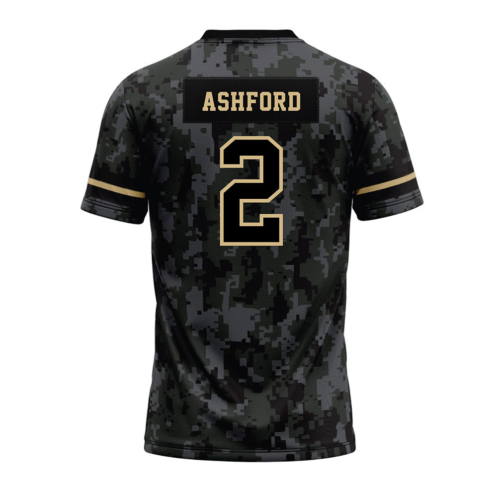 Wake Forest - NCAA Football : Robby Ashford - Camo Premium Football Jersey-1