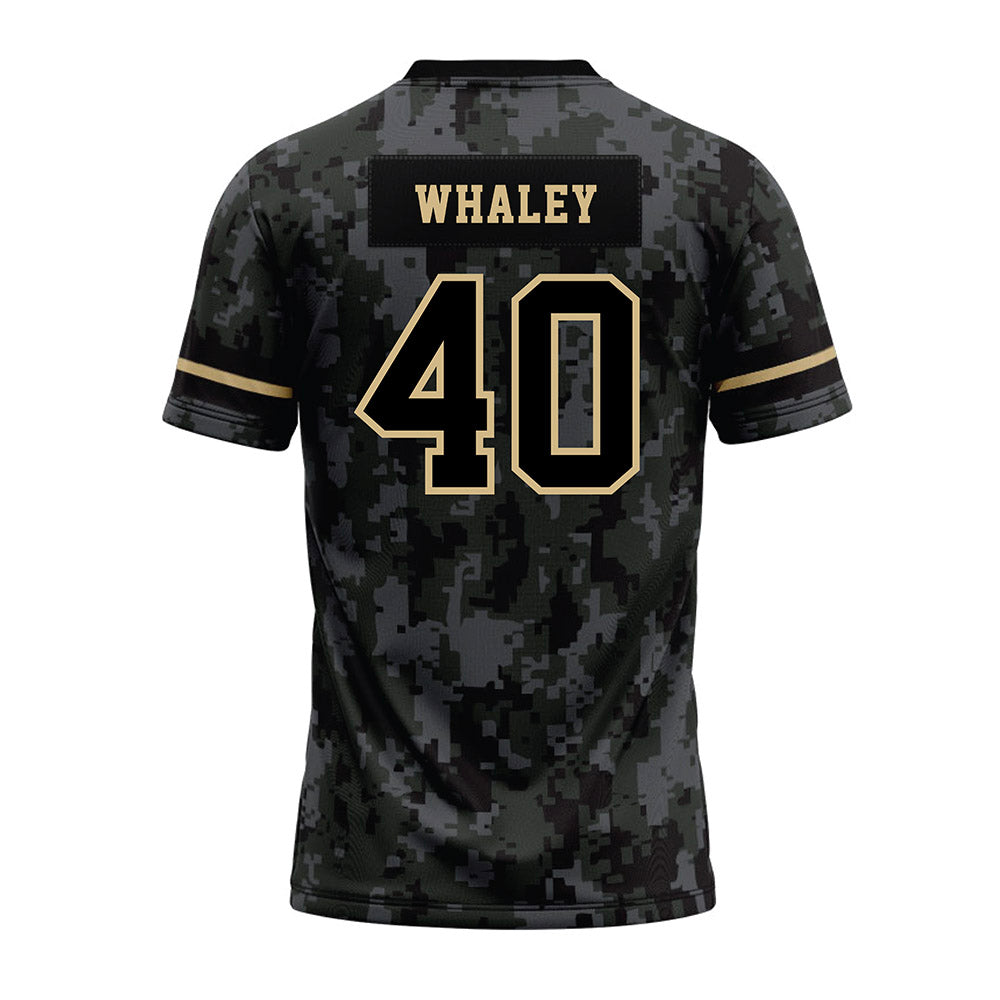 Wake Forest - NCAA Football : Whittman Whaley - Camo Premium Football Jersey-1