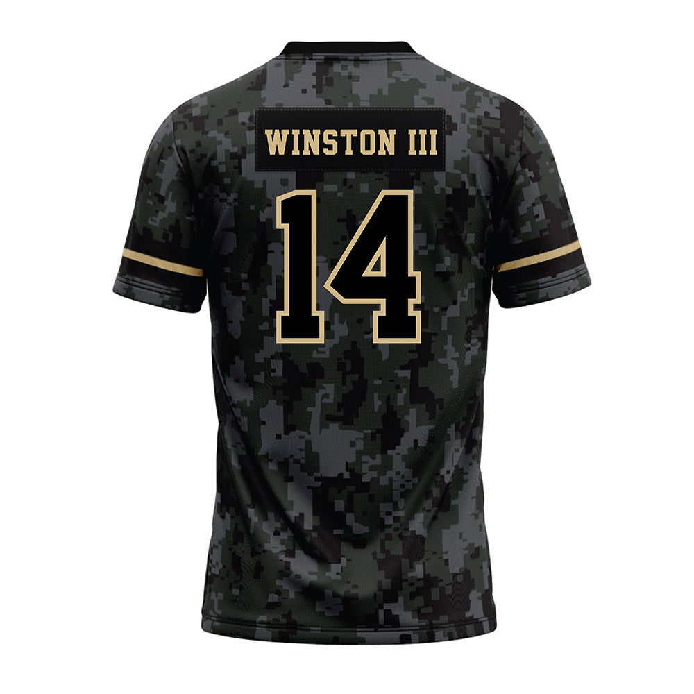 Wake Forest - NCAA Football : Braxton Winston III - Camo Premium Football Jersey-1