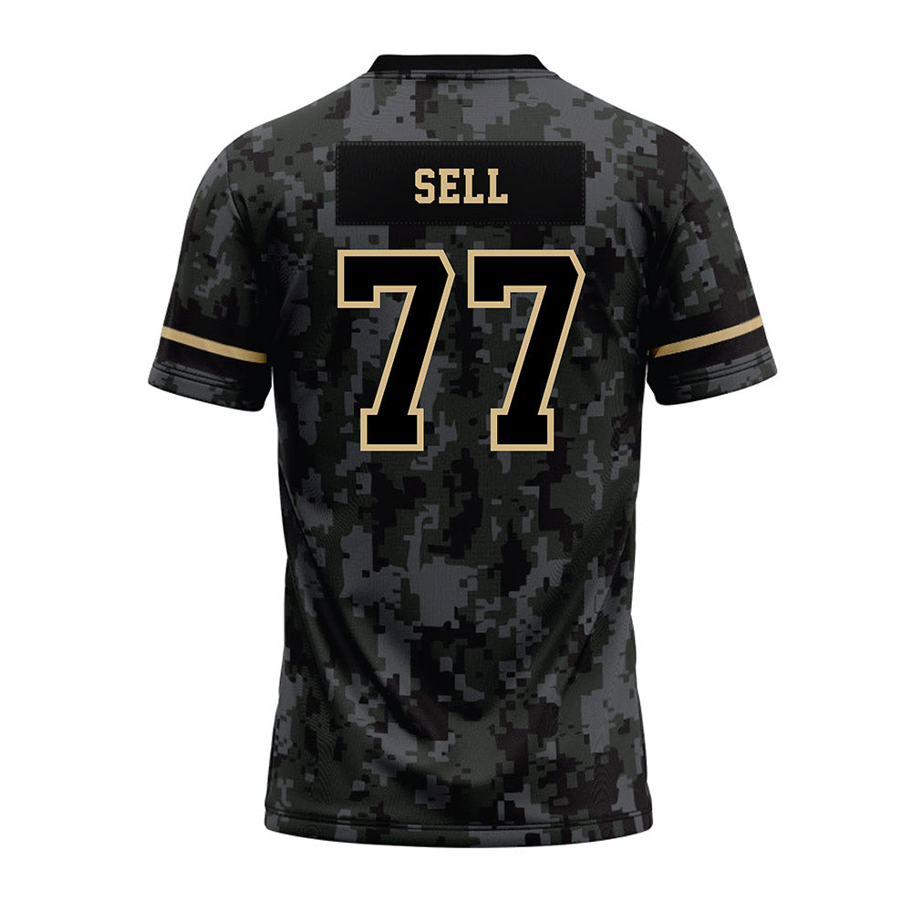 Wake Forest - NCAA Football : George Sell - Camo Premium Football Jersey-1