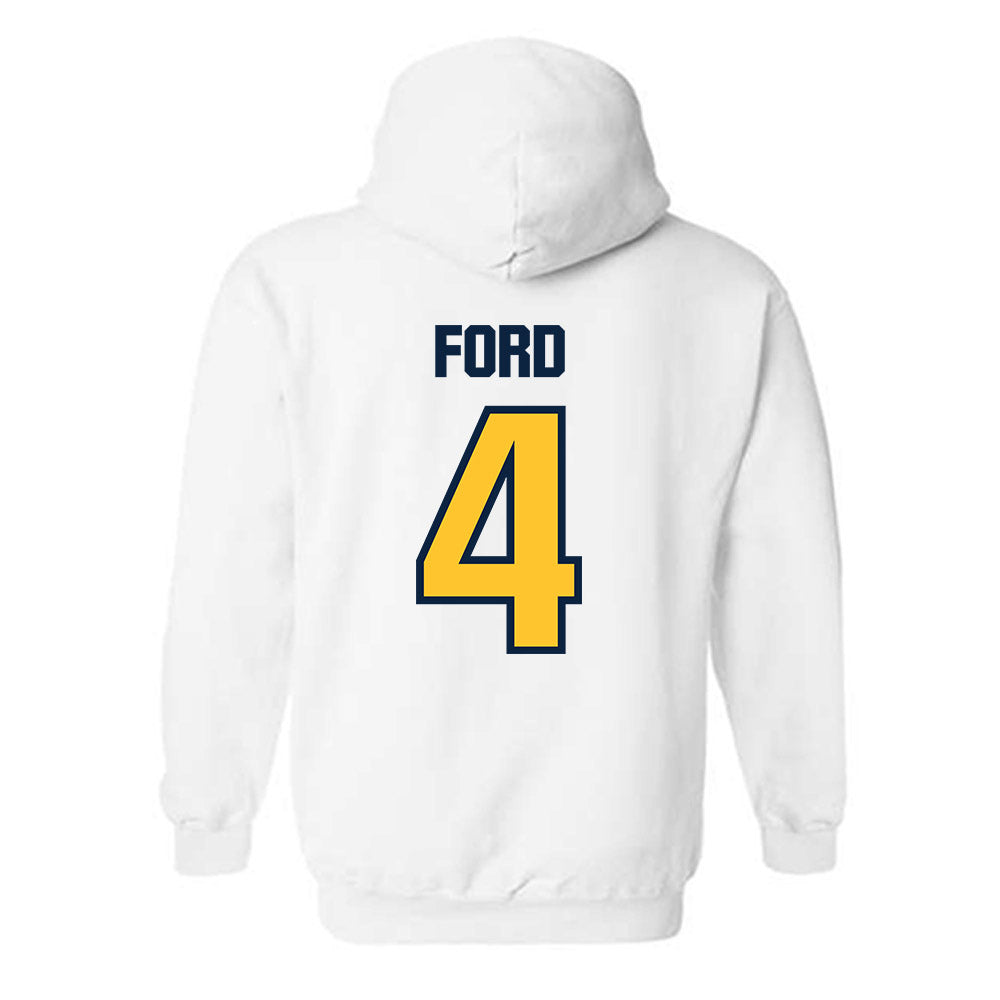 Murray State - NCAA Men's Basketball : Tristian Ford - Fashion Shersey Hooded Sweatshirt-1