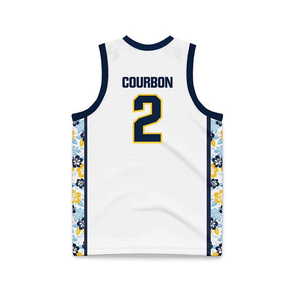 Murray State - NCAA Men's Basketball : Mathis Courbon - White Basketball Jersey-1