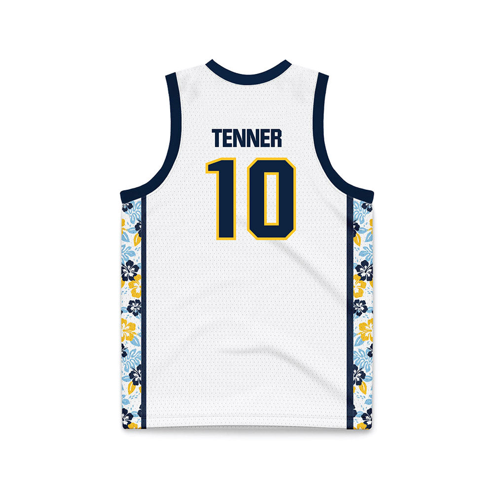 Murray State - NCAA Men's Basketball : KJ Tenner - White Basketball Jersey-1