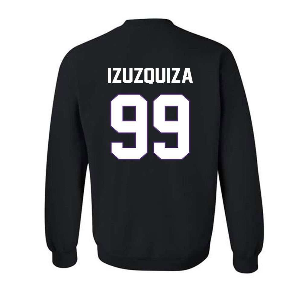 TCU - NCAA Beach Volleyball : Sofia Izuzquiza - NCAA® National Champions Crewneck Sweatshirt-1