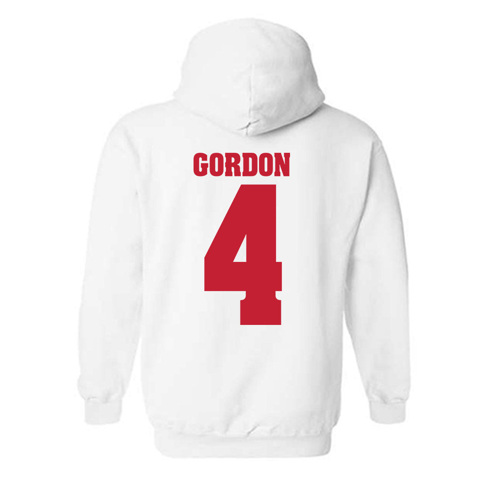 Wisconsin - NCAA Women's Soccer : Taylor Gordon - Classic Shersey Hooded Sweatshirt-1