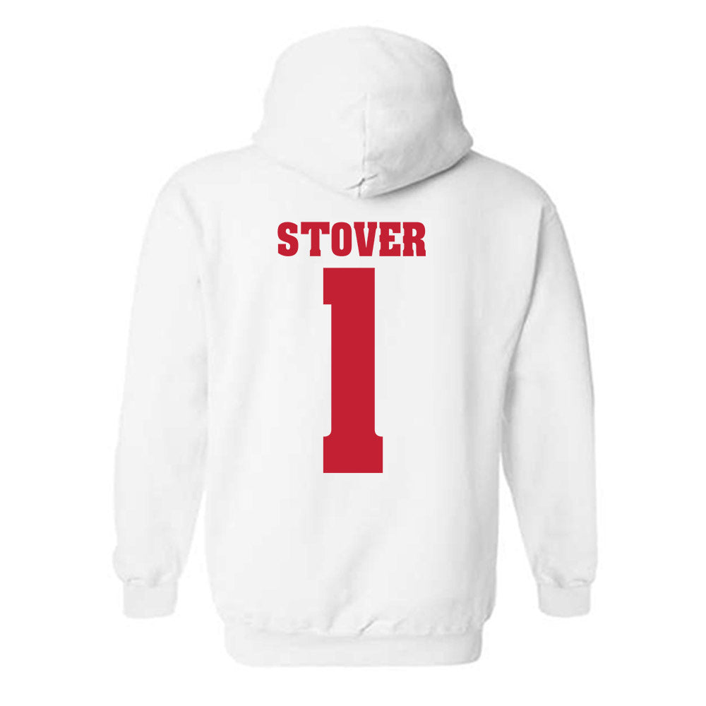 Wisconsin - NCAA Women's Soccer : Drew Stover - Classic Shersey Hooded Sweatshirt-1