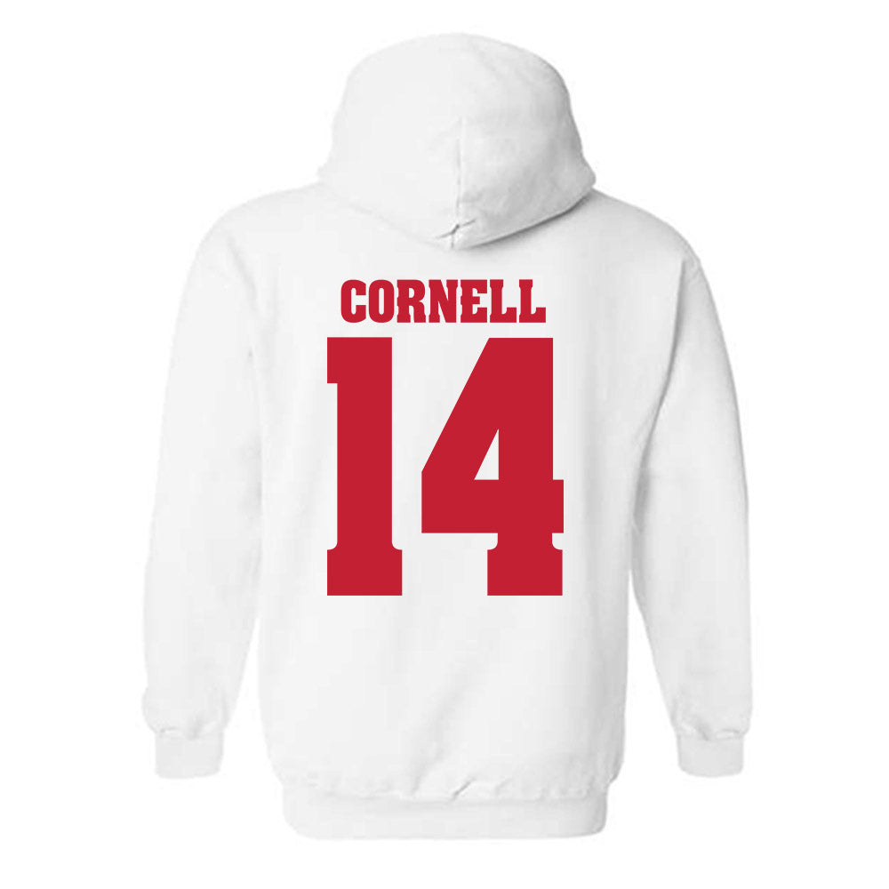 Wisconsin - NCAA Women's Soccer : Megan Cornell - Classic Shersey Hooded Sweatshirt-1