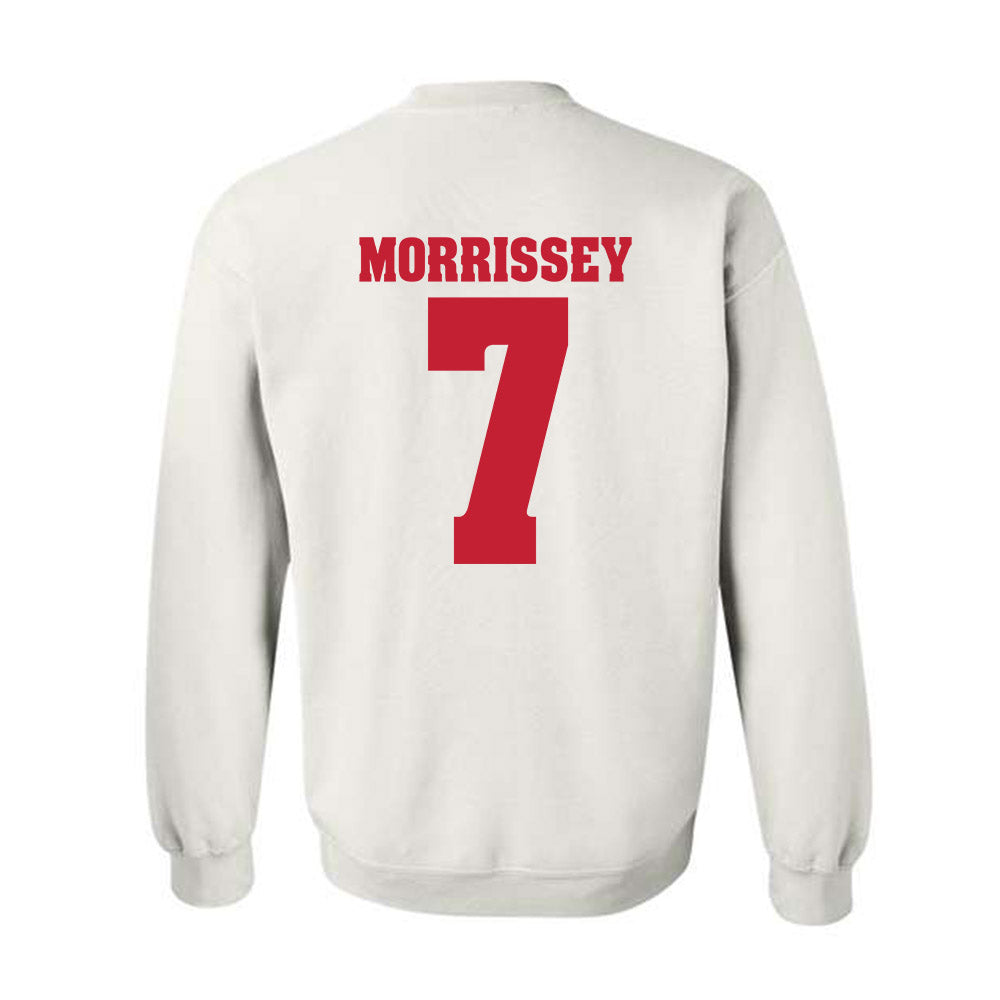 Wisconsin - NCAA Men's Ice Hockey : Gavin Morrissey - Classic Shersey Crewneck Sweatshirt-1