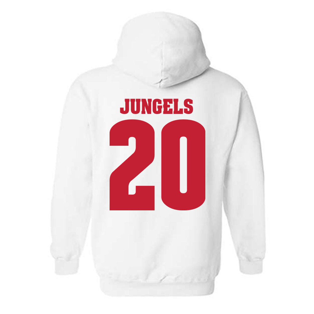 Wisconsin - NCAA Women's Ice Hockey : Vivian Jungels - Classic Shersey Hooded Sweatshirt-1