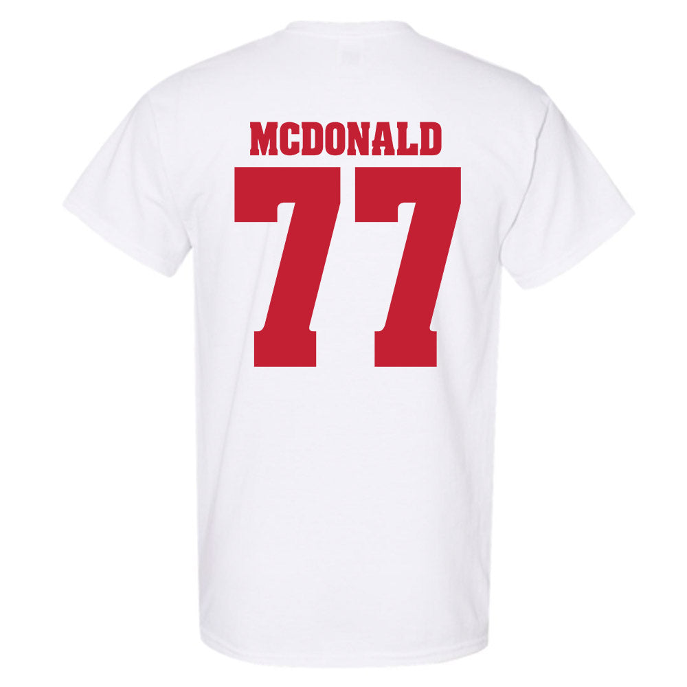 Wisconsin - NCAA Football : Will McDonald - Classic Shersey T-Shirt-1