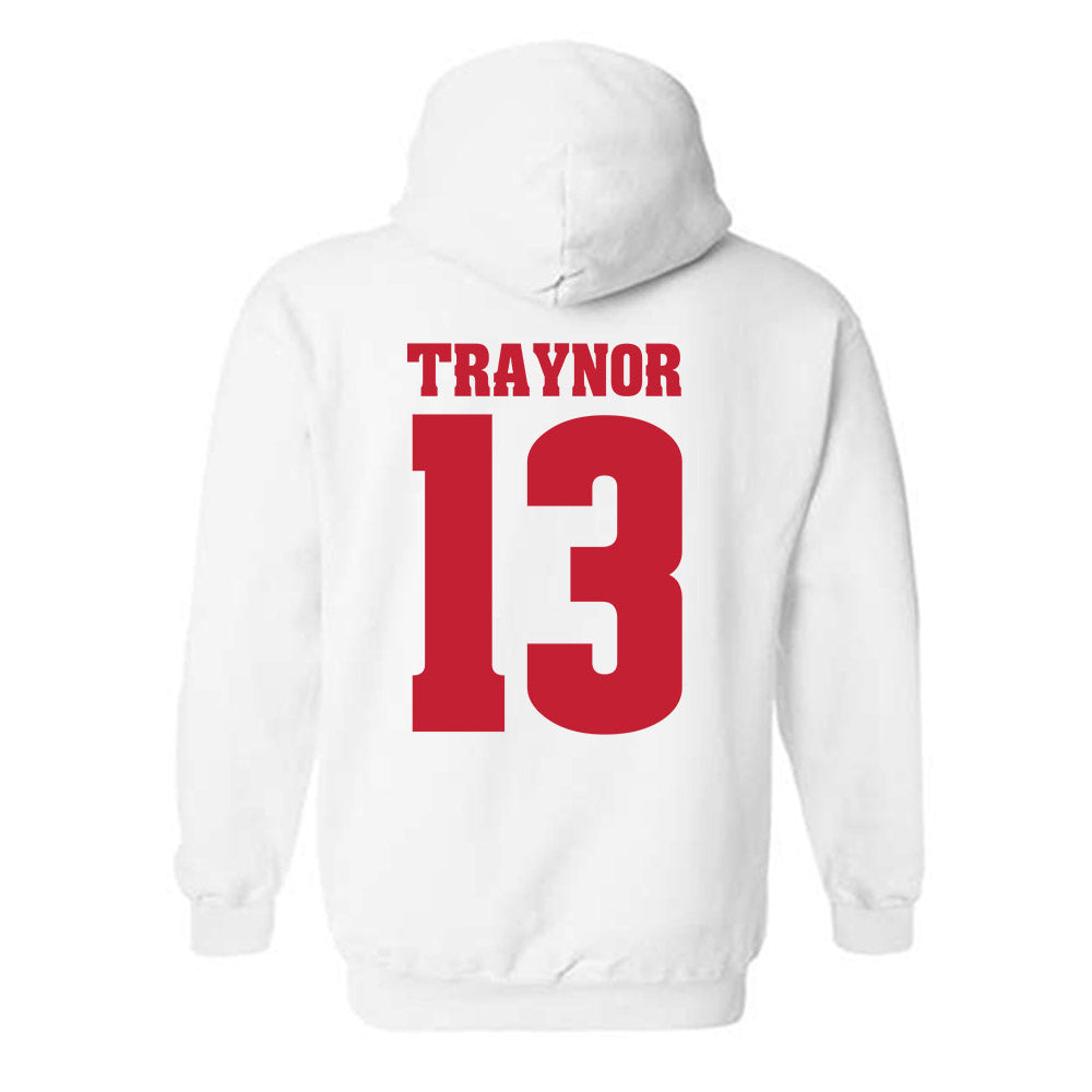Wisconsin - NCAA Football : Matthew Traynor - Classic Shersey Hooded Sweatshirt-1