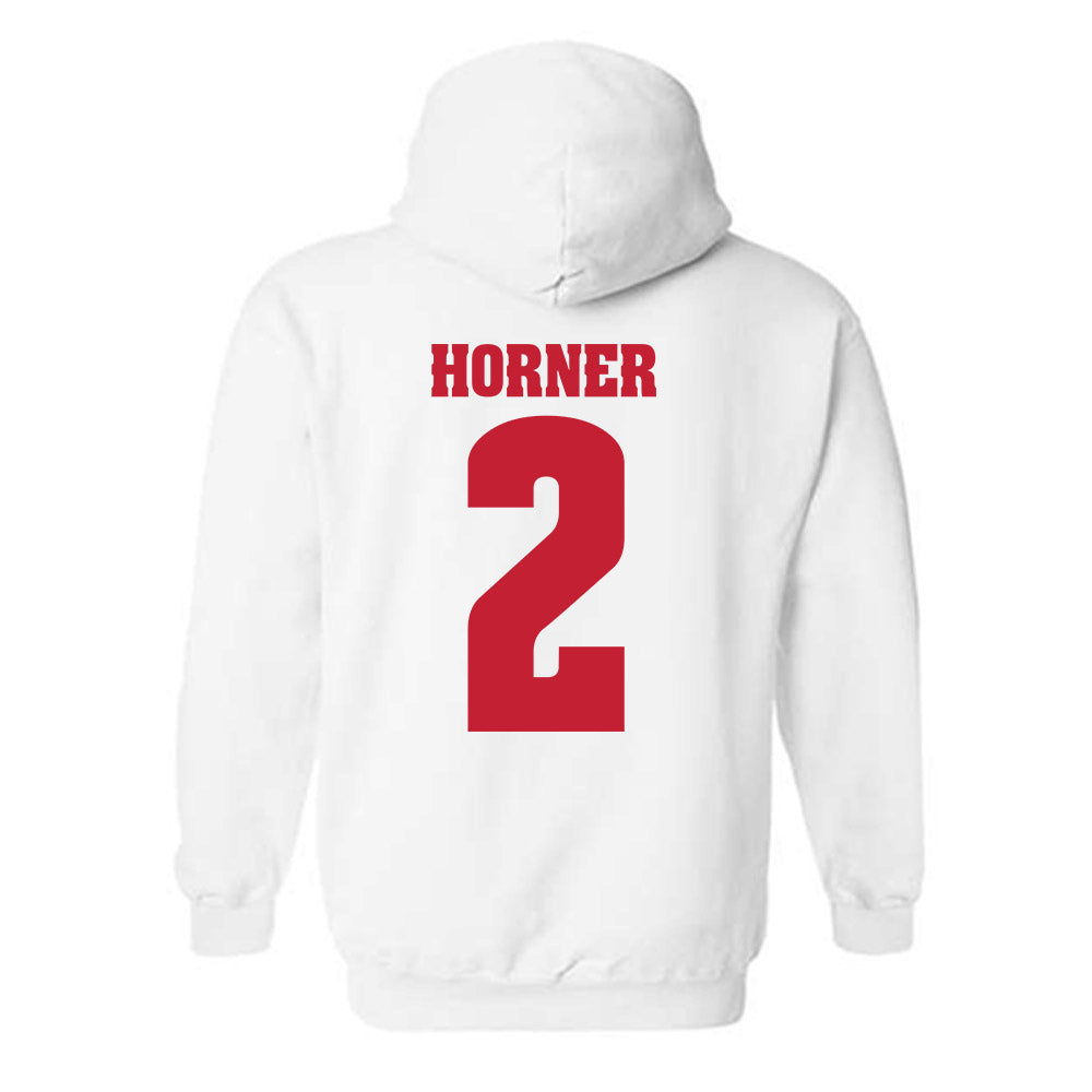 Wisconsin - NCAA Women's Volleyball : Addison Horner - Classic Shersey Hooded Sweatshirt-1