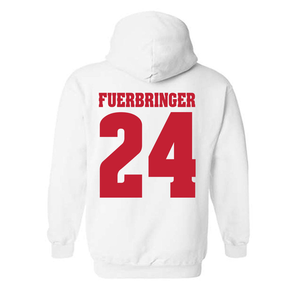 Wisconsin - NCAA Women's Volleyball : Charlie Fuerbringer - Classic Shersey Hooded Sweatshirt-1