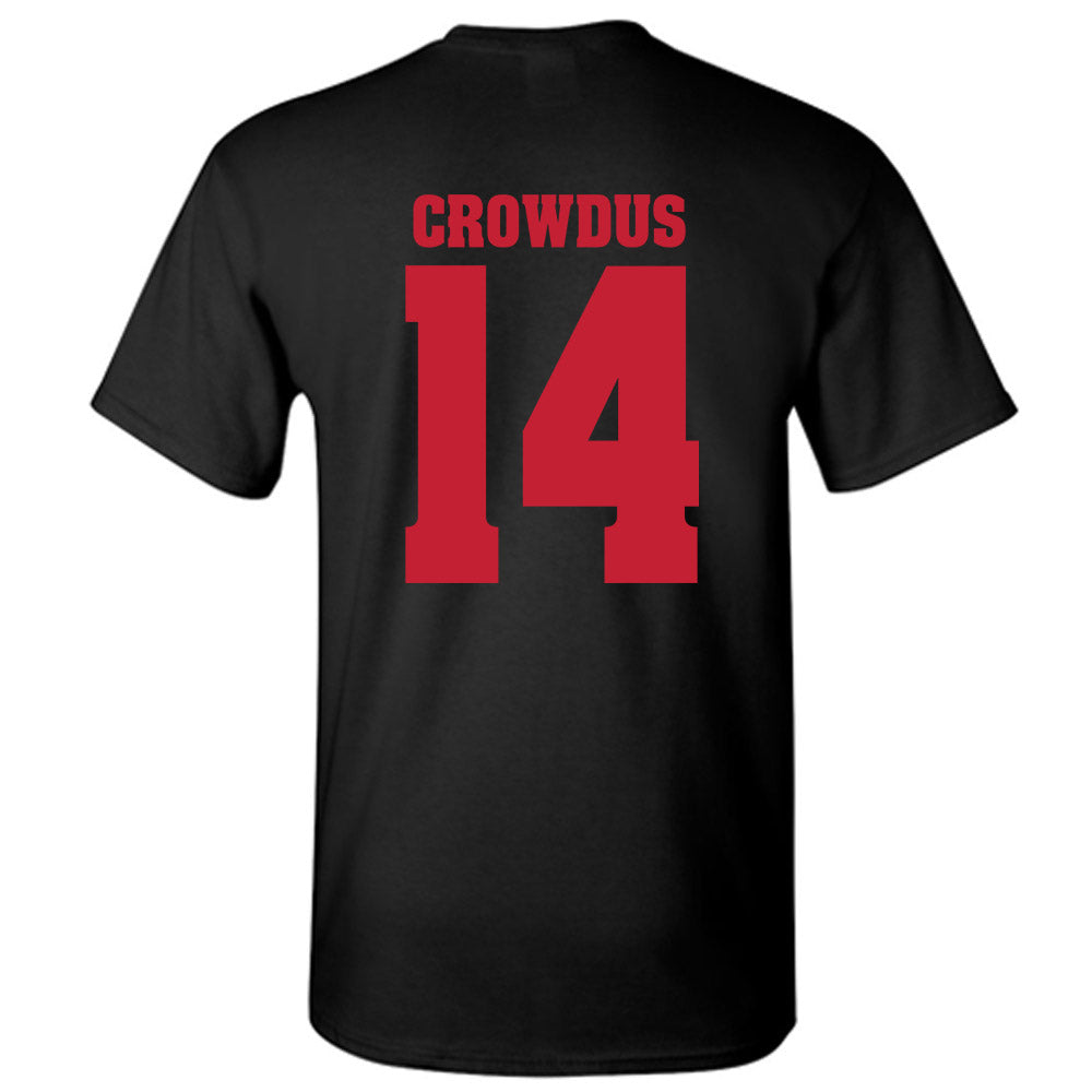 Wisconsin - NCAA Football : Dekel Crowdus - Classic Shersey T-Shirt-1