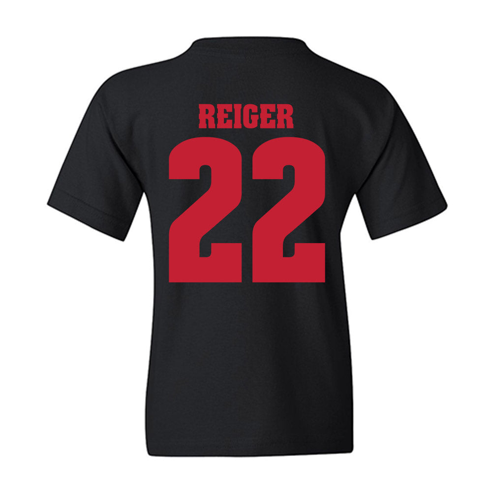 Wisconsin - NCAA Football : Mason Reiger - Classic Shersey Youth T-Shirt-1