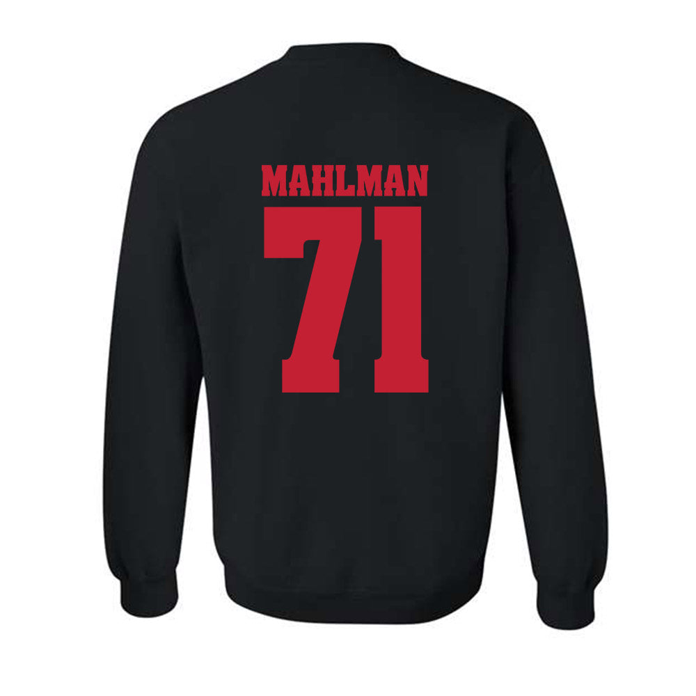 Wisconsin - NCAA Football : Riley Mahlman - Classic Shersey Crewneck Sweatshirt-1