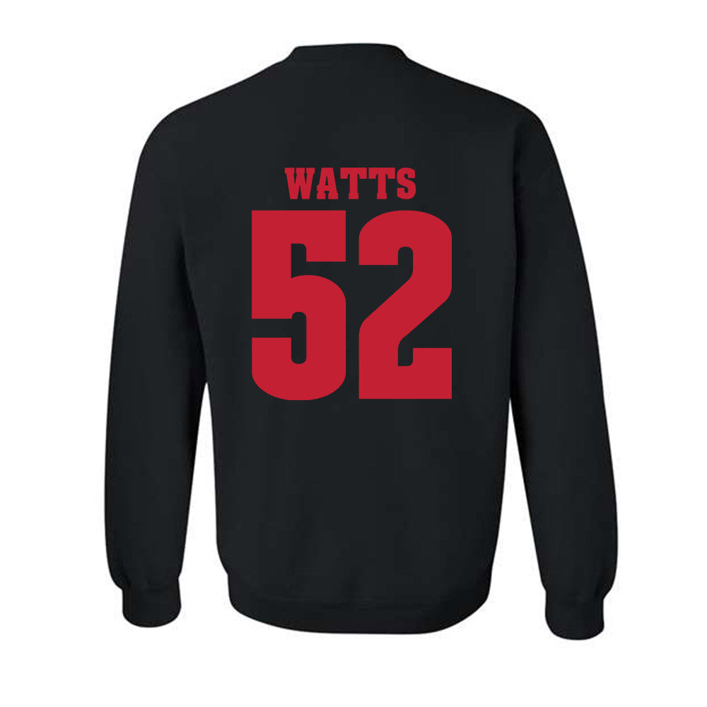 Wisconsin - NCAA Football : Hardy Watts - Classic Shersey Crewneck Sweatshirt-1
