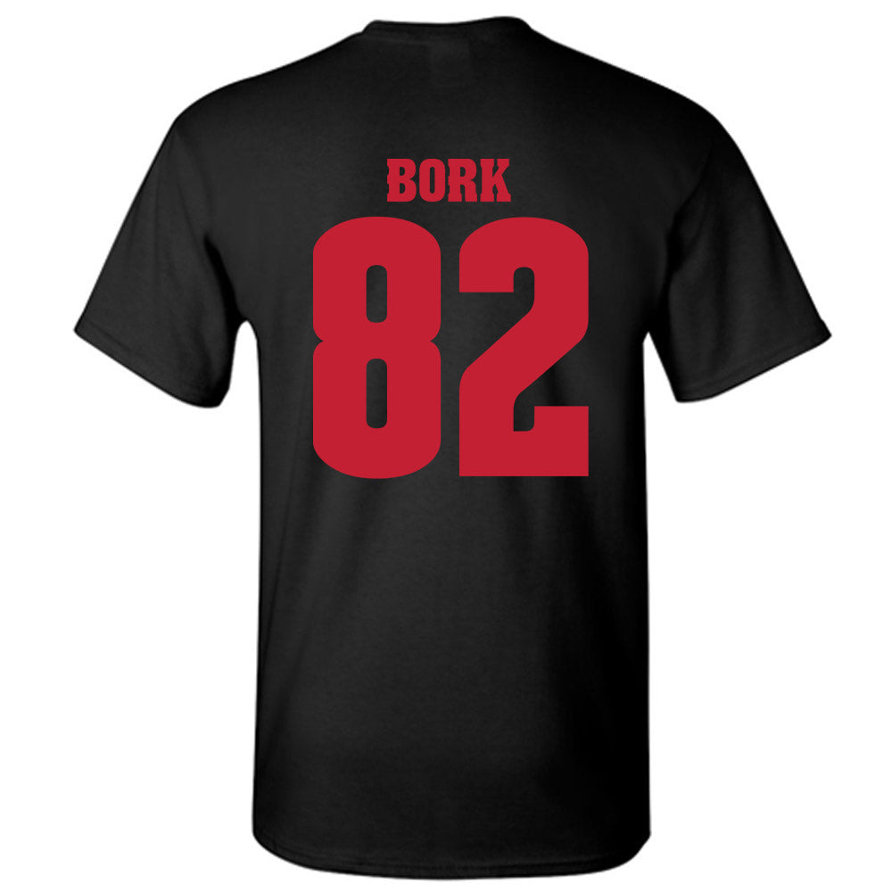 Wisconsin - NCAA Football : Emmett Bork - Classic Shersey T-Shirt-1