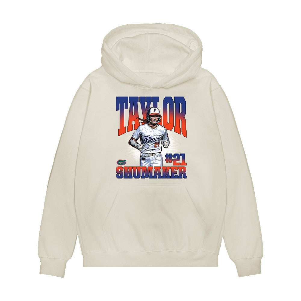 Florida - NCAA Softball : Taylor Shumaker - Collage Premium Hooded Sweatshirt-0