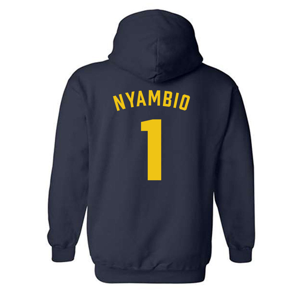 Michigan - NCAA Women's Volleyball : Serena Nyambio - Classic Shersey Hooded Sweatshirt-1