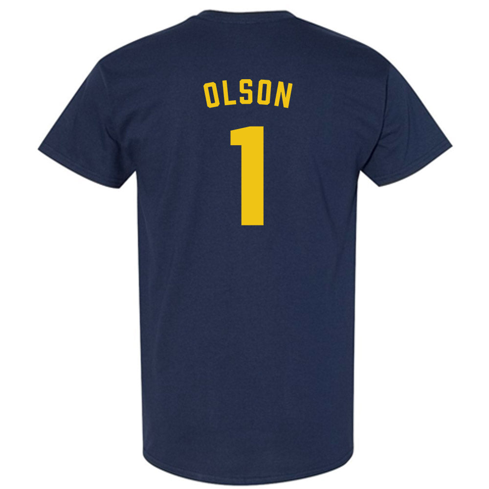 Michigan - NCAA Women's Basketball : Olivia Olson - Classic Shersey T-Shirt-1