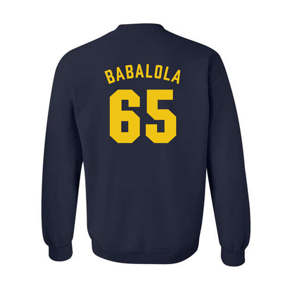 Michigan - NCAA Football : Andrew Babalola - Classic Shersey Crewneck Sweatshirt-1