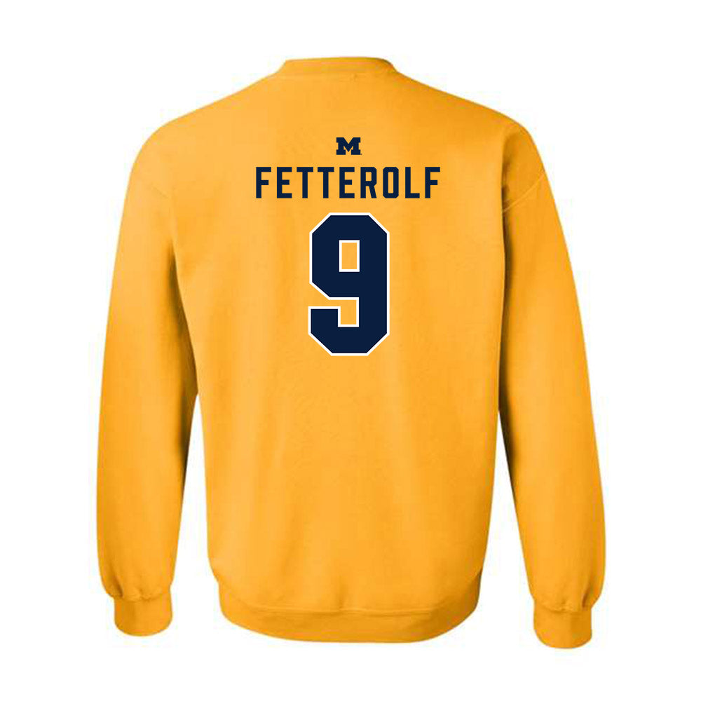 Michigan - NCAA Women's Lacrosse : Jane Fetterolf - Classic Shersey Crewneck Sweatshirt-1