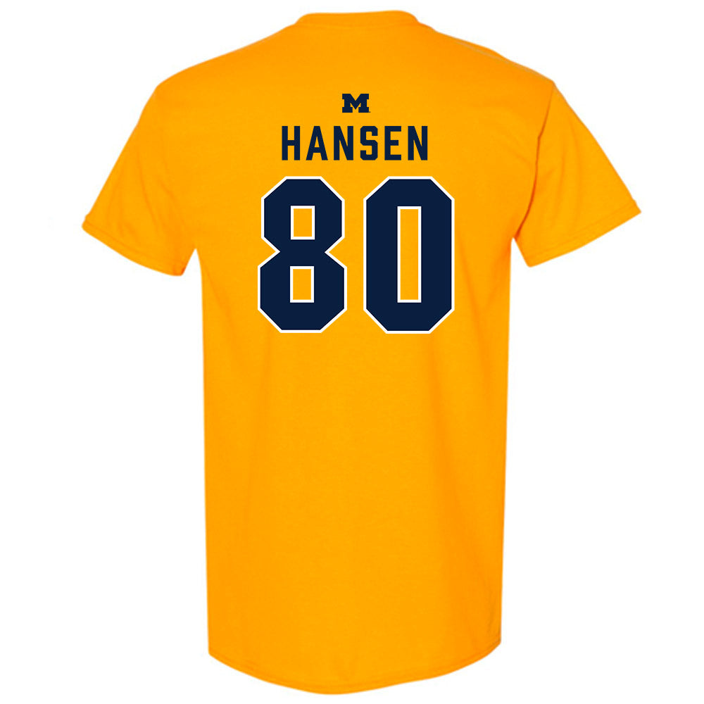 Michigan - NCAA Football : Hogan Hansen - Classic Shersey T-Shirt-1