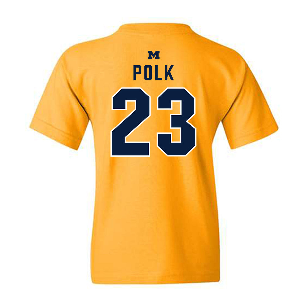 Michigan - NCAA Women's Lacrosse : Haley Polk - Classic Shersey Youth T-Shirt-1