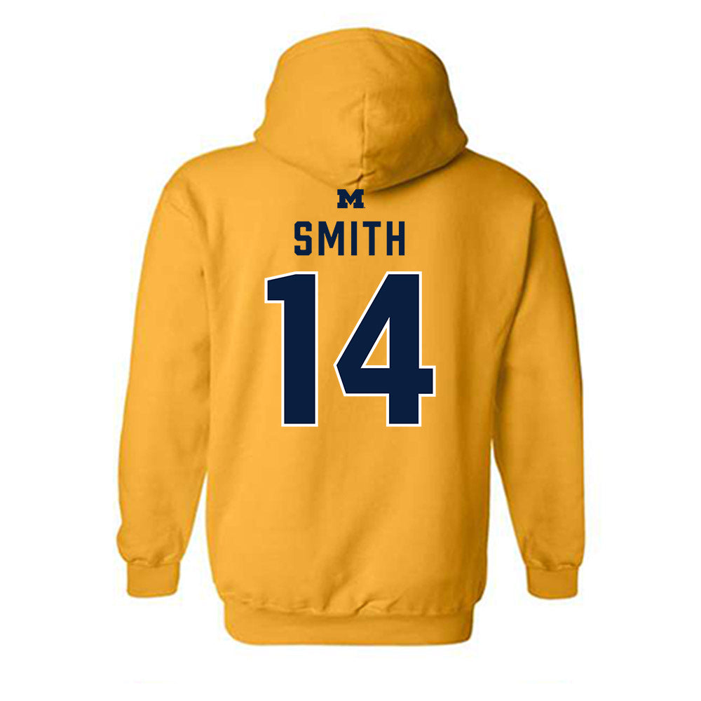 Michigan - NCAA Women's Lacrosse : Jill Smith - Classic Shersey Hooded Sweatshirt-1