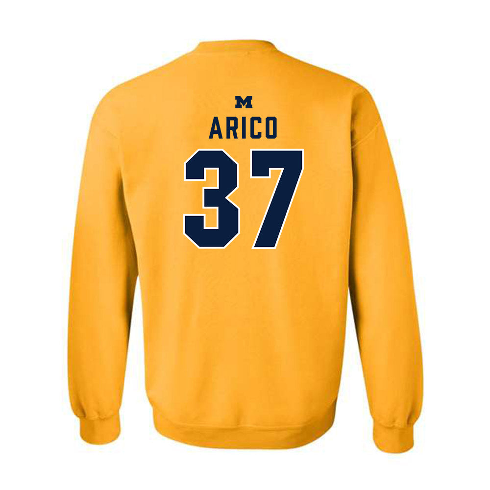 Michigan - NCAA Women's Lacrosse : Emma Arico - Classic Shersey Crewneck Sweatshirt-1