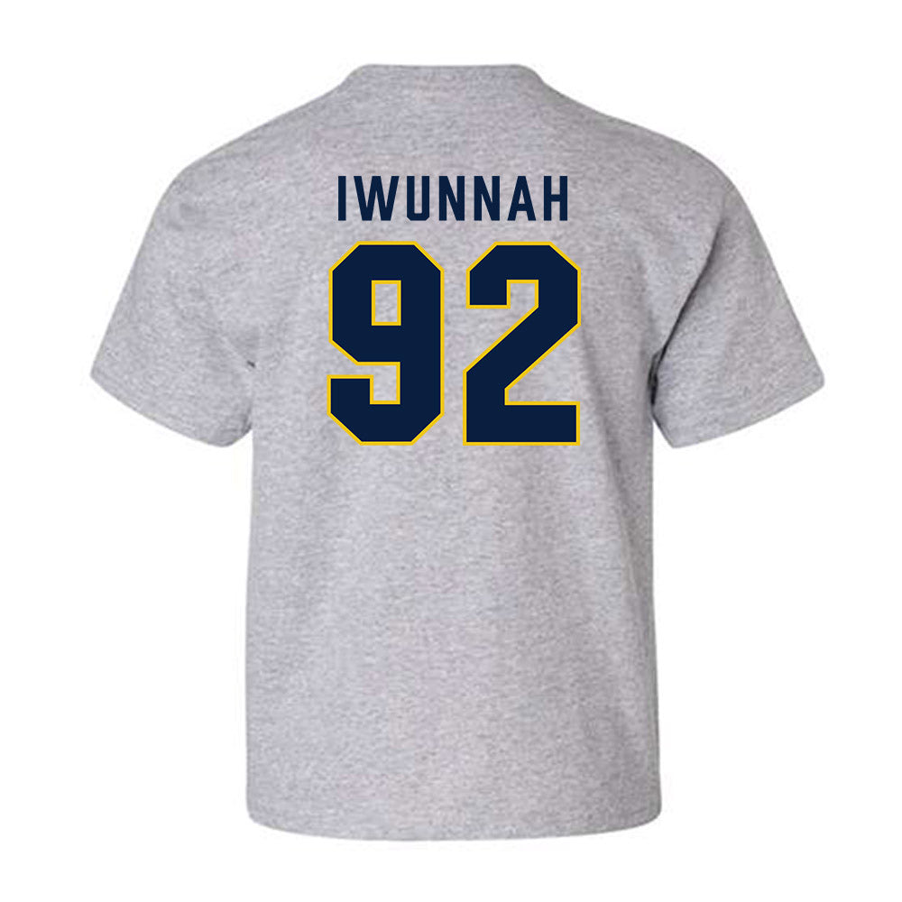 Michigan - NCAA Football : Ike Iwunnah - Classic Shersey Youth T-Shirt-1