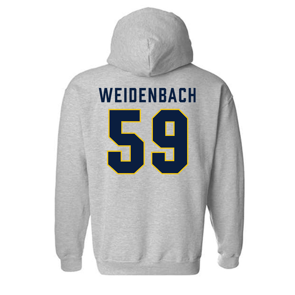 Michigan - NCAA Football : John Weidenbach - Classic Shersey Hooded Sweatshirt-1