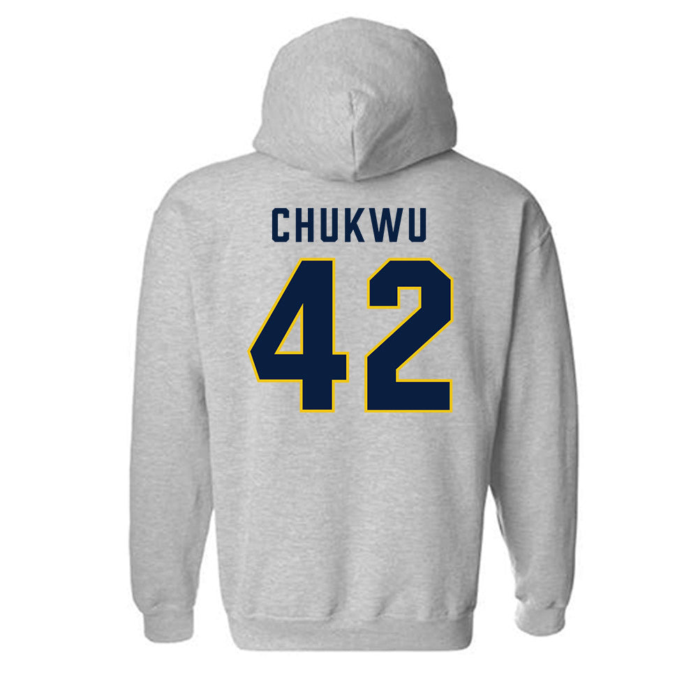 Michigan - NCAA Football : Jeffrey Chukwu - Classic Shersey Hooded Sweatshirt-1