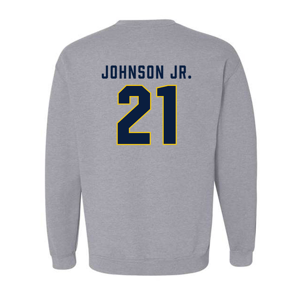 Michigan - NCAA Men's Basketball : Morez Johnson Jr. - Classic Shersey Crewneck Sweatshirt-1